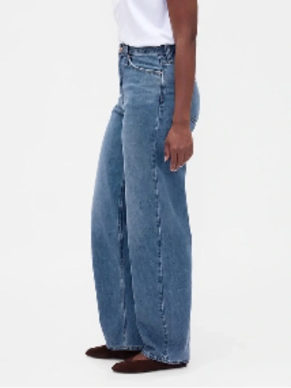 NWT GAP Curvy High Rise Barrel Jeans - Picture 3 of 8